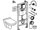 Комплект инсталляции GROHE Solido 4 в 1 с подвесным унитазом и сиденьем (39552000)