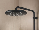 Душевая система GROHE Tempesta System 250 с термостатом для душа, матовый чёрный (266702431/U1), уцененный товар