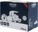Смеситель для ванны GROHE Wave, хром (32286001)