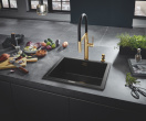 Дозатор жидкого мыла GROHE Cosmopolitan, холодный рассвет матовый, (40535GN0)