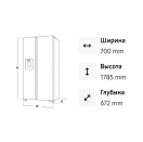 Холодильник Samsung RT42CG6000B1WT с верхней морозильной камерой, 411 л
