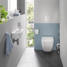 Унитаз подвесной GROHE Euro Ceramic с гигиеническим покрытием, с сиденьем без микролифта, альпин-белый (NW0025-1)