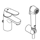 Смеситель для раковины GROHE Eurosmart Cosmopolitan с гигиеническим душем, S-size, хром (23125000)