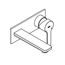 Внешняя часть смесителя для раковины GROHE Lineare, M-Size, хром (19409001)