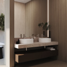 Раковина накладная Aqueduto ESPIRAL, D460, белый глянцевый (ESP0610)