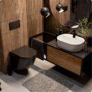 Комплект инсталляции GROHE Rapid SL NW0145/S с унитазом AQUAme AQM2002MB и сиденьем с микролифтом (NW0272)