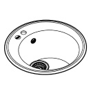 Мойка GROHE K200 с одной чашей, 51 см, черный гранит (31656AP0)