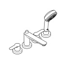 Смеситель для ванны GROHE BauEdge, хром (2512000A)