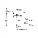 Смеситель для раковины GROHE Get, хром (32883000)