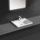 Смеситель для раковины GROHE Eurocube с донным клапаном, M-size, хром (23445000/U), уцененный товар