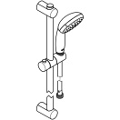 Душевой гарнитур GROHE Vitalio Start 100, 2 режима струи, душевая штанга 600 мм, 5,7 л/мин, чёрный (279482430)