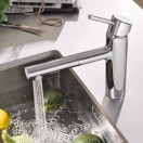 Смеситель для кухни GROHE Concetto с вытяжным душем, хром (30273001)