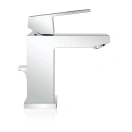 Смеситель для раковины GROHE Eurocube с донным клапаном и ограничением расхода воды, хром (2312700E)