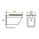 Комплект инсталляции GROHE Rapid SL 38775001 с унитазом Aqueduto ESTETA EST0140 и раковиной накладная Aqueduto ESPIRAL ESP0340 (NW0370)