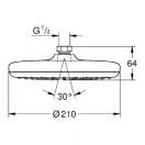 Душевая система GROHE Grohtherm с термостатом для душа, хром (34729000)