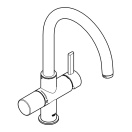 Смеситель для кухонной мойки GROHE Blue Pure с функцией фильтрации, без фильтра в комплекте, хром (33251000)