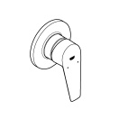 Смеситель для душа GROHE BauEdge в комплекте с монтажной частью, хром (29040001)