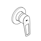 Смеситель для душа GROHE BauLoop в комплекте с монтажной частью, хром (29042001)