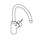 Смеситель для кухни GROHE Eurosmart Cosmopolitan, хром (32843002)