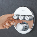 Внешняя часть термостата для душа GROHE Grohtherm SmartControl на 3 потребителя, хром (29121000)