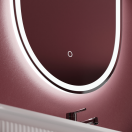 Зеркало с подсветкой Sancos Овал (Oval), 450х900 мм (OV45F)