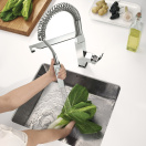 Смеситель для кухонной мойки GROHE Eurocube профессиональный, хром (31395000)