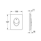 Комплект инсталляции GROHE Rapid SL 3 в 1 с унитазом Балеарика CN6000MW и звукоизоляционным комплектом (NW0813)