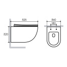 Комплект инсталляции GROHE Rapid SL NW0145/S с унитазом Aqueduto OVO OVO0140 и сиденьем с микролифтом (NW0211)