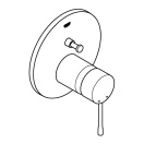 Внешняя часть смесителя для ванны GROHE Essence на 2 потребителя, фантомный черный (24167KF1)