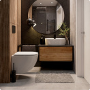 Комплект инсталляции GROHE Solido 38811KF0 с унитазом AQUAme AQM2002L и сиденьем с микролифтом, смыв Quiet (NW0295)