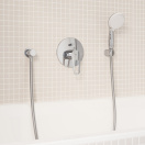 Смеситель для ванны GROHE BauLoop в комплекте с монтажной частью, хром (29081001)
