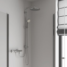 Душевая система GROHE Tempesta Cosmopolitan System 250 с переключателем потоков, хром (26675000)