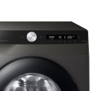 Стиральная машина Samsung WW70AG6S23AXLP с программой ускоренной стирки 7 кг, Инокс/Черная панель