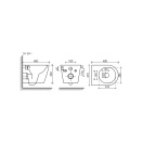 Комплект инсталляции GROHE Rapid SL 4 в 1 с унитазом Форма CN3011 и звукоизоляционным комплектом (NW0818)