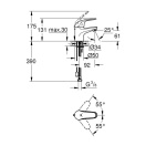 Смеситель для раковины GROHE Swift S-Size, хром (24318001)