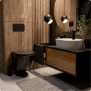 Комплект инсталляции GROHE Rapid SL 38775001 с унитазом AQUAme AQM2002MB и сиденьем с микролифтом (NW0308)
