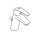 Смеситель для раковины GROHE Eurosmart, M-size, хром (23322001)
