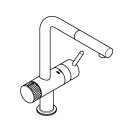 Смеситель для кухонной мойки GROHE Blue Pure Minta, с функцией фильтрации, без фильтра в комплекте, суперсталь (31721DC0)