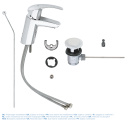 Смеситель для раковины GROHE Eurosmart, S-size, хром (33265002)