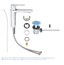 Смеситель для биде GROHE Allure с донным клапаном, хром (32147000)