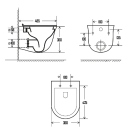 Комплект инсталляции GROHE Rapid SL 38775001 с унитазом AQUAme AQM2005 и сиденьем с микролифтом (NW0312)