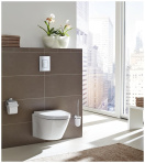 Комплект инсталляции для унитаза GROHE Rapid SL 4 в 1 с панелью смыва Skate Cosmopolitan, хром (38775001)