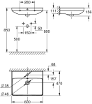 Раковина подвесная GROHE Euro Ceramic, альпин-белый (102415SH00)