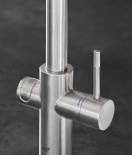 Смеситель для кухонной мойки GROHE Blue Home с системой фильтрации, охлаждения и газирования воды, суперсталь (31455DC0)