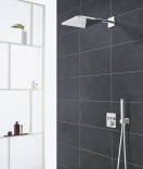 Верхний душ GROHE Rainshower SmartActive 310 Cube, 2 режима, 430 мм, хром (26479000)