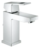 Смеситель для раковины GROHE Eurocube с донным клапаном и ограничением расхода воды, хром (2312700E)