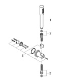 Душевой набор GROHE Sena, 1 режим, хром (28348000)
