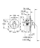 Душевая система GROHE Tempesta 210 со смесителем для душа, хром (NSB0163)