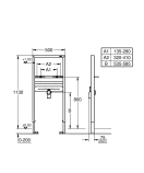 Система инсталляции для раковины GROHE Rapid SL (1,13 м) (38557001)