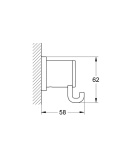 Крючок для халата GROHE Allure, хром (40284000)